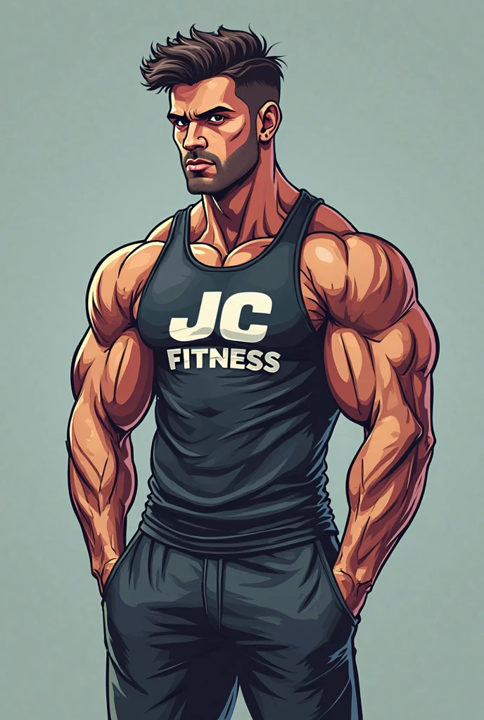 Create a logo for my chocolate company with a powerful and charismatic figure holding Chocolate in a minimalist style and with a text that says "I am stronger I am better " and after the text put the name of my company "Chocolateing"