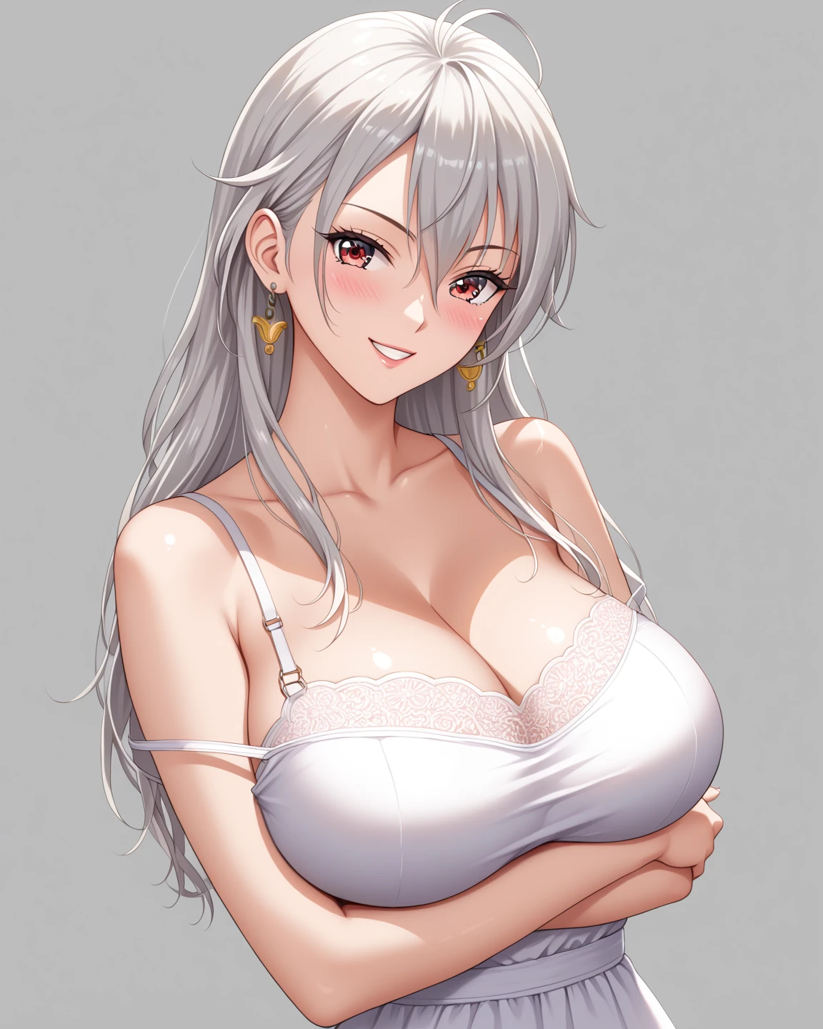 ((masterpiece)),(((best quality))),((character design sheet)),((rough sketch)),((vulgar)),thick thighs,Let's get married,smile,((between breasts)),pussy juice,wearing an Wet sexual nurse uniforms and nurse cap,shirt harf lift,milking