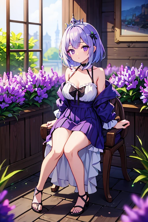 Masterpiece, Best Quality, Delineador of ojos, shadow, looking at the viewer, curves, (tiro of cuerpo completo) of (dollnobodysd15:0.8) exhausting (ropa of fiesta:1.2), 1 girl, Alone, wide, soft breasts, affected smile, sleeveless, hits, blush, recorte of ropa, wide, shiny skin, Outdoor seating in the plaza, cloudy sky, parte superior ofl cuerpo, ultra oftallado, illustration,