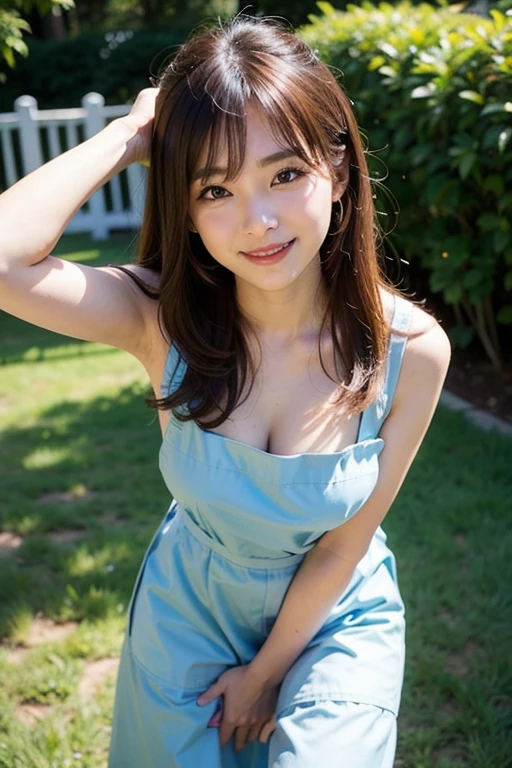 Top quality, Photo Real, High resolution, Detailed Background, (((Beautiful skin in every detail))), Detailed nose, (((Without makeup1.20))),((Clear and beautiful skin with transparency1.15)),Soft lighting, (Solo Shot:1.9),Medical beauty practitioner,((Esthetician uniform1.9)),(((Clothed big breasts))),(((Clothes with no holes on the chest or anywhere else1.20))),(((She is wearing a clothes which is completely buttoned1.20))),(((She is wearing a black short-sleeved dress1.15))),(tight clothing1.8),(((Neat clothes with little exposure1.20))),Non-transparent clothing,not wearing accessories,((Nipples never stick out1.20)),((Very soft-looking thighs1.10)),Close-up shot, Nice hands, Perfect hands, Clear Eyes,Pale skin,1 beautiful woman, (Japanese girl1.15),(((Around 14 years old1.20))),(Permed hair1.8),(((Bun hair1.8))),(She has beautiful and cute pink hair like an anime character),(Hair buns),(I cannot see her chest as it is completely covered by clothing),(I can't see any cleavage),(Soft-looking chest),A very large and well-shaped chesthidden under clothes,(((Cute lips1.20))),(((Great style1.15))), (Open-mouthed and smiling very happily1.10),(She is laughing heartily with her mouth wide open, and she looks so cute1.20),Beautiful eyes,Looking up with eyes,Staring at me,staring directly,smile towards,(She is looking straight at me from the front1.15),((Accurate structure of the limbs1.20)),(((She is working at a cutting edge and stylish medical beauty clinic1.20))), 