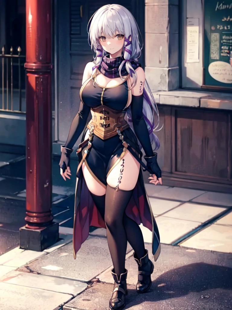 (2heads:1.6), (2heads:1.6), (solo), 1girl, (narmaya \(granblue fantasy\)), draph, demon horns, hair over one eye, purple eyes, determined expression, (shortstack:1.4), business suit, high quality, masterpiece, 8k, 4k, office background, masterpiece, illustration, official artwork, absurdres, full body, standing, (holding katana), opll