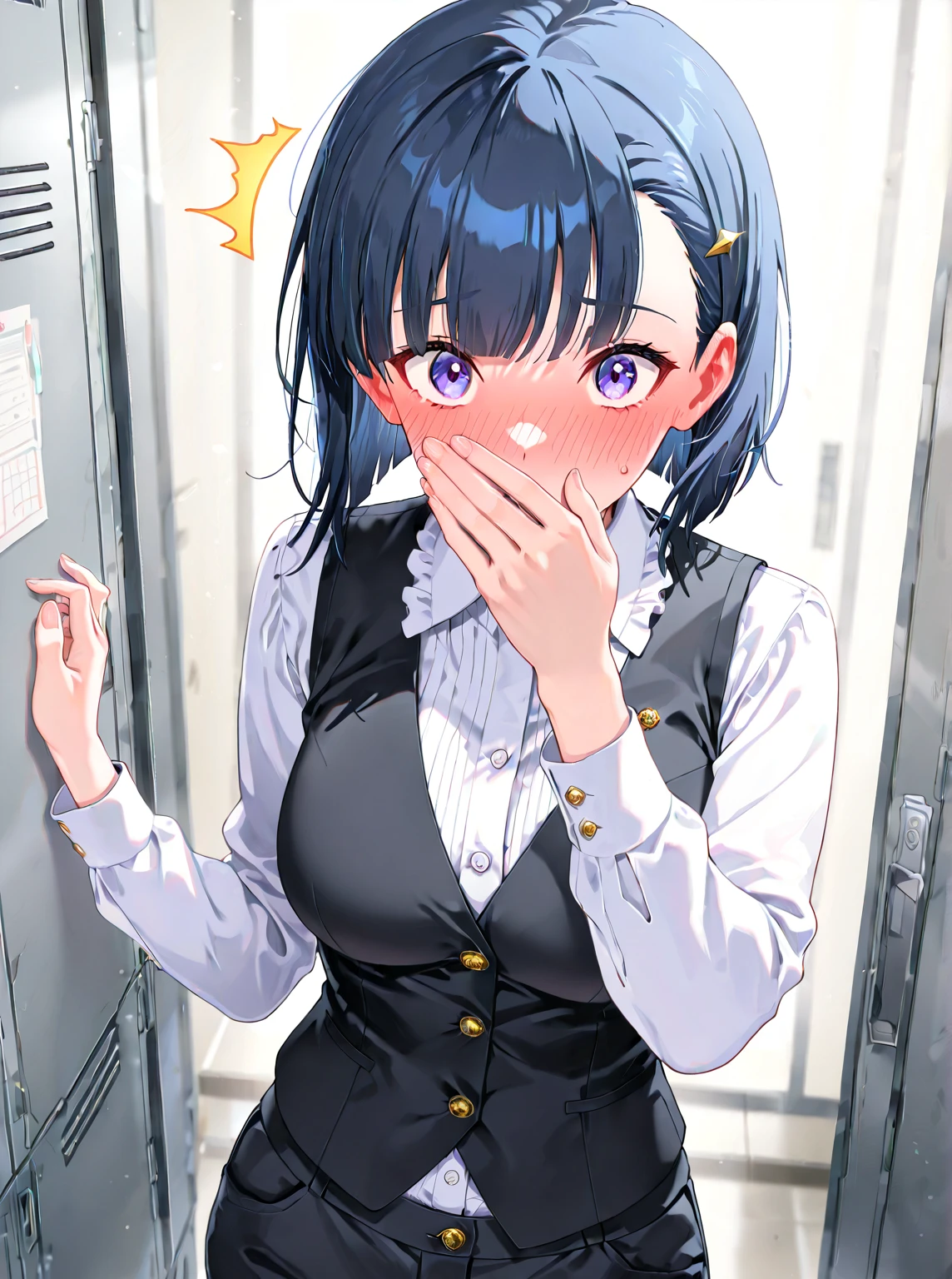 (throw_hand, pink vibrator remote switch in throw_hand, throw:1.2), highest quality, Super detailed, masterpiece, Ultra-high resolution, 8k, Ridiculous, Cowboy Shooting, Blurred, One girl, Embarrassing, blush, Lovely, , With tears in her eyes and her mouth open, What saliva leaves behind, Wet skirt hem, Not wearing pants, Bulging of the vibrator cord, Vibrator with Garters, Subway car interior background, In a crowded group of women,Squirting、Ahegao、Ecstasy face,Lolita maid outfit、blue hair green eyes medium hair gradient hair