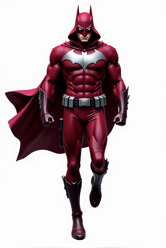 Robin_Batman_Forever, solo, black hair, gloves, 1boy, white background, cowboy shot, male focus, boots, belt, black cape, mask, muscular, abs, skin tight, hands on hips, realistic, superhero, spandex, (bodysuit with red underwear), <lora:Robin_Batman_Forever:1>, blue eyes, detailed eyes, red underwear,, (masterpiece,best quality:1.5)