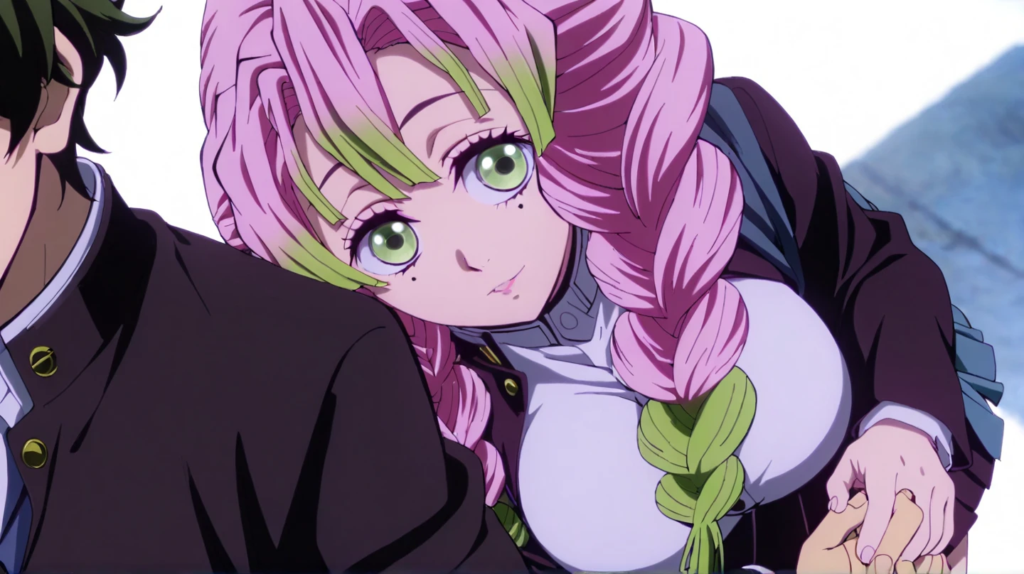 a close up of a person with a sword in their hand, gyro zeppeli, in jojo\'s bizarre adventure, anya from spy x family, illustrious makinami, jojo anime style, today's featured anime still, female anime character, giorno giovanna, rogue anime girl, portrait of a female anime hero, in the anime film, misato katsuragi