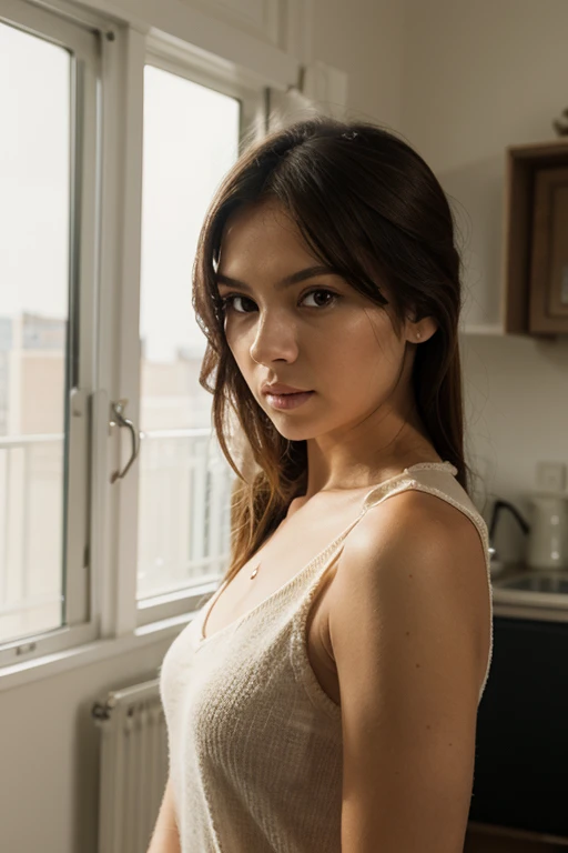 Beautiful and sexy European brunette with light green eyes, 22 anos de idade,
Tiro de corpo inteiro, exibindo vestido preto, pernas nuas, Castelo Velho,
cintura fina, muito detalhado, rosto inocente, comprimento do rosto 1.3 vezes a largura do rosto, olhos amendoados, formato de rosto quadrado, high cheekbones, cabelos naturalmente ondulados, olhos verdes claros, high resolution, obra de arte, melhor qualidade, detalhes intrincados, muito detalhado, sharp focus, pele detalhada, realista skin textura, textura, olhos detalhados, profissional, 4k, sorriso charmoso, filmado com Canon, profundidade de campo leve, Kodak Vision Colors, Corpo perfeitamente ajustado, extremamente detalhado, foto_\( ultra\), fotorealista, realista, post-processing, Maximum details, rugosidade, Vida real, ultrarealista, fotorealism, fotography, 8K Ultra HD, fotography