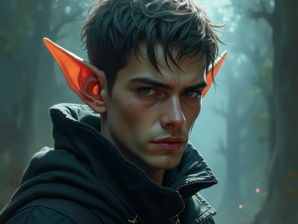 Masterpiece, best quality, (very detailed CG unified 8k wallpaper), (best quality), (best illustration), (best shadow), glowing elf with a glowing deer, drinking water in the pool, natural elements in forest theme. Mysterious forest, beautiful forest, nature, surrounded by flowers, delicate leaves and branches surrounded by fireflies (natural elements), (jungle theme), (leaves), (branches), (fireflies), (particle effects) and other 3D, Octane rendering, ray tracing, super detailed , deer --v6