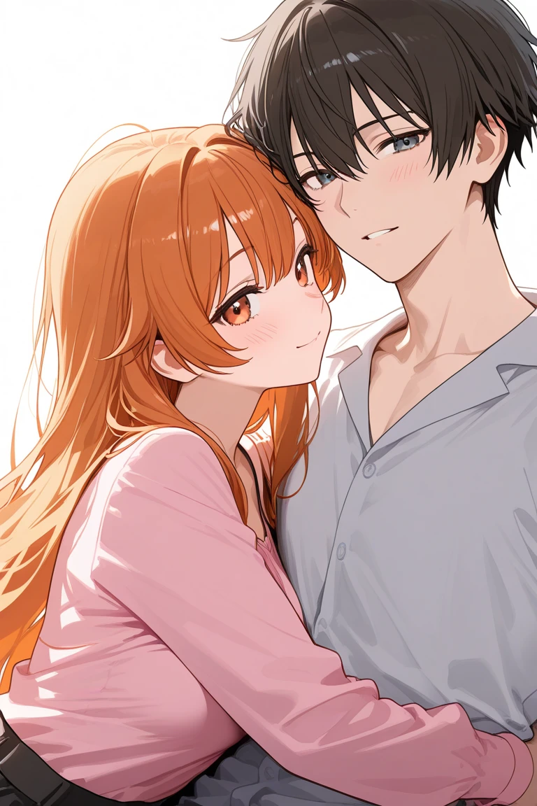 Anime girl having sexual fun with shemale or with her boyfriend 
