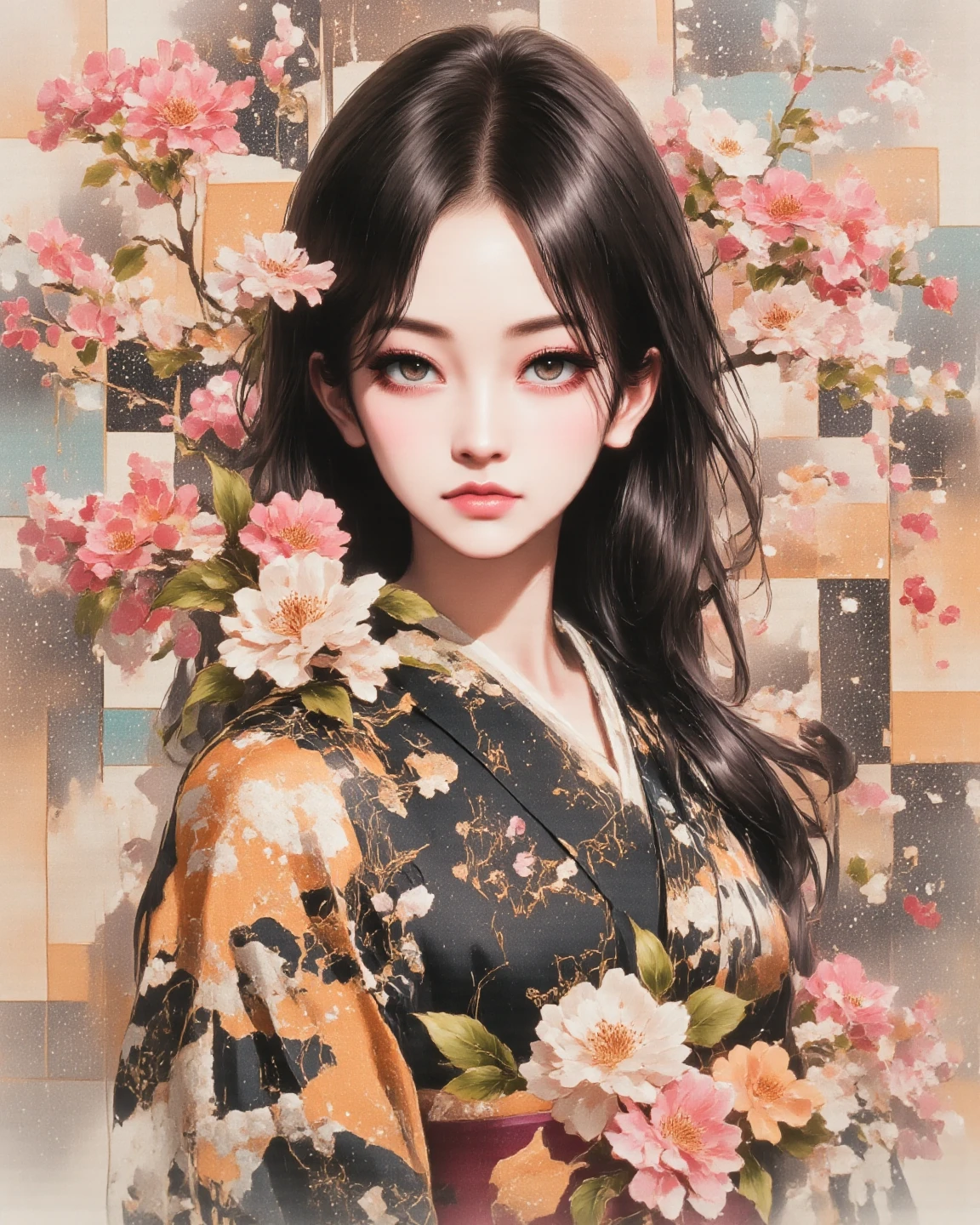 Red tint, Avant-garde, The world of Kyusaku Yumeno, picaresque, Taisho Romance, In the Imperial City of Tokyo, A fantastic atmosphere, Fashion model Sayoko Yamaguchi, 1人のBeautiful bob cutの女性が立っている, mysterious beautiful woman, Beautiful bob cut, Very sharp beauty, A woman from a distinguished family in the 1920s, pretty much beautiful face, Sharp eyes with slit length, Very delicate and beautiful eyes, Captivating woman, Very stylish woman, Elegant and noble beauty, Beautiful and stylish red kimono, A woman who looks about 27 years old, Five fingered hand, Gorgeous and luxurious, a fine art painting by Yang J, Pixiv, Fantasy art, artwork in the style of Gwaiz, Gwaiz, Japanese art style, Chen Yifei, Female painting, Vivid and colorful paintings, Glamorous and luxurious, eiko ishioka, yuuki hagure, Ishida Sui with black hair, takeyuki kanda, inspired by Miwa Komatsu, Kazami Yuuka, Yoshitomo Nara, Yaoi Kasuma, Akiko Takase, Kazue Kato, Paintings from Nakahara Nantenbo, tumbler, What is it?, kimi takemura, For whom??, Yoshitomo Nara, chiho ashima, Aoi Ogata, kiyoko suzuki, Ishida Sui with black hair, Chen Yifeiに影響を与えた作品, Works that influenced Francesco Hayes, Inspired by Hendrik Terbruggen, Jean=Works that influenced Auguste Dominique Ingres, Works that influenced Liu Jun, Jean=Works that influenced Auguste Dominique Ingres, artwork in the style of Switzerland, by ヤン・J, Switzerland, Beautiful Art UHD 4K, Detailed painting 4k, Beautiful digital art, Beautiful artwork illustration, Switzerland masterpiece, By Chen Yanjun, Lee Song, Highest quality, The perfect angle, Perfect composition, Best Shot, Official Art, Cinematic Light, Figurative art, Beautiful and expressive paintings, Beautiful artwork illustration, wonderful, Cool Beauty, clear, Muromachi Fantasy, mysterious, Highest quality, Official Art, Extremely delicate and detailed painting style, Beautiful and subtle effects, Elegant and beautiful painting art, The pinnacle of painting beauty, Perfect light, Perfect composition, The perfect angle, Perfect subject, Best Shot, Female Solo, Sharp contours, Face close-up
