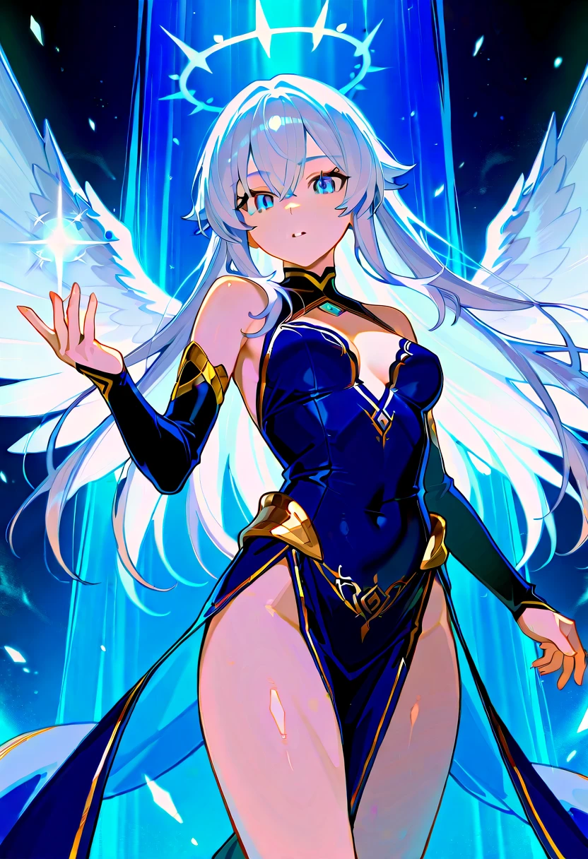 (Obra de arte), melhor qualidade, olhos expressivos, rosto perfeito, (fechar-se), (Corpo perfeito), (totalmente vestido), (Rostos detalhados), (Angel Illumination), (Armadura do anjo preto), (Lightning Swords), (sfw), (grande afro), (Afro Lightning), (armadura reveladora), (olhos brilhantes), (mulato), (tom de pele bronzeado escuro), (electric wings), Black Lips, Sombra escura, (detalhe extra), (asas de anjo negro), (tatuagens brilhantes), (seios enormes), (labios grandes), (olhos roxos), (rosto bonito), delgado, (beautiful hands)
