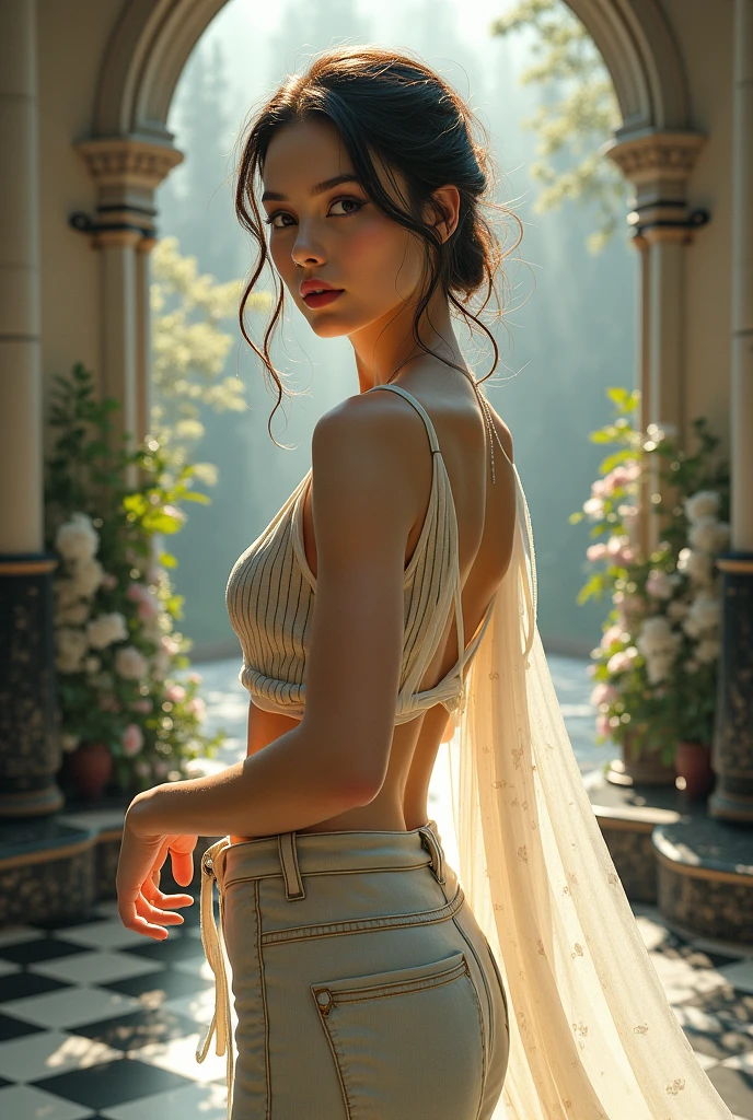 Beautiful ancient girl, nude