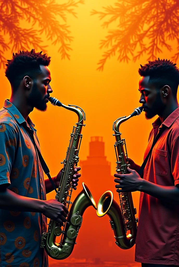 "Capture the magic of creativity as Mohbad and Chike, two talented Black African artists, come together in the studio. With headphones on, they immerse themselves in the rhythm and lyrics, pouring their souls into their music. Feel the energy as they harmonize and bring their unique voices to life, shaping melodies that resonate with passion and authenticity."