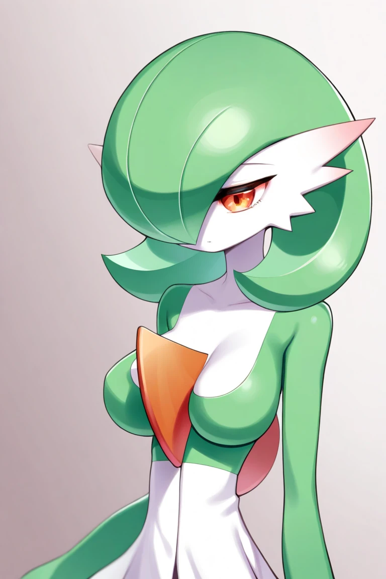 Gardevoir from Pokemon, huge breast, thick thighs