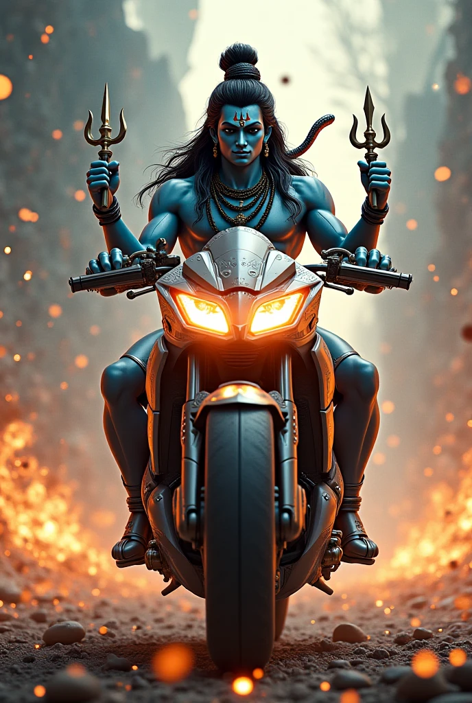 Lord Shiva in royal Enfield