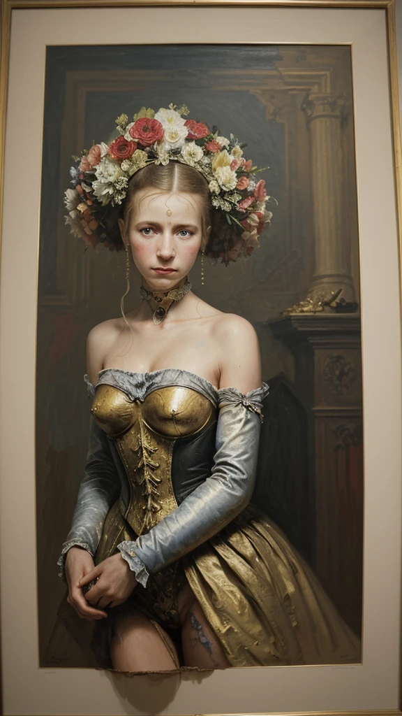 oil painting rococo lady, krawcked_skn <lora:krawcked_skn:0.75>