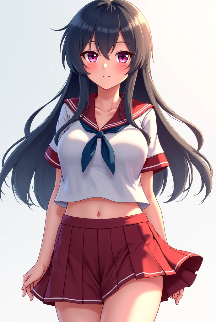 best quality,detailed,detailed face,<lora:nagatoro:1>,school lockers,((nagatoro hayase)),uniform,pleated skirt,<lora:Wetshirt:0.5>,red cardigan,midriff,wetshirt,small breasts,naval,up skirt,((view from below)),bare shoulders,wet,looking at viewer,shiny hair,