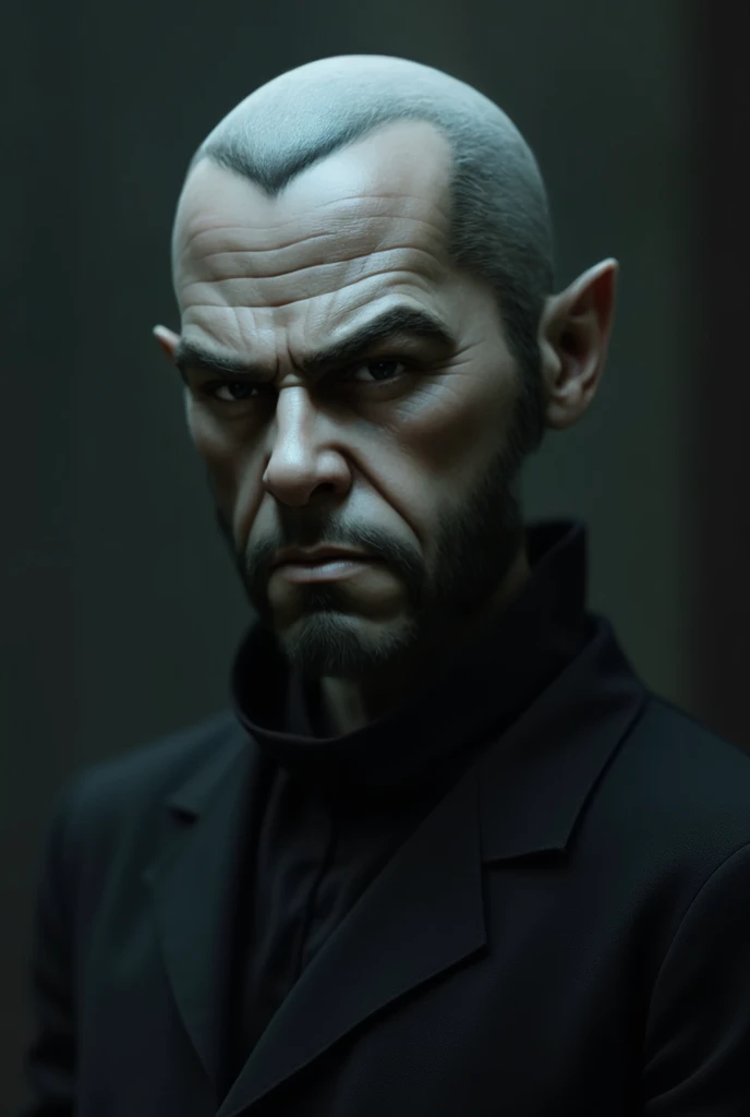 ((masterpiece)) ((high quality)) ((professional)) portrait of KungCarl looking evil wearing sthoutfit, and glasses in a shady bar, (digital art:1.3) masterful, (portrait composition:1.3) two tone lighting , (absurdres), sharp, detailed, <lora:epi_noiseoffset2:0.15> <lora:backlighting:0.2> <lora:carl_xvi_vng:1> <lora:sithoutfitV2:1> dark theme, arcane style <lora:arcane_offset:0.8>