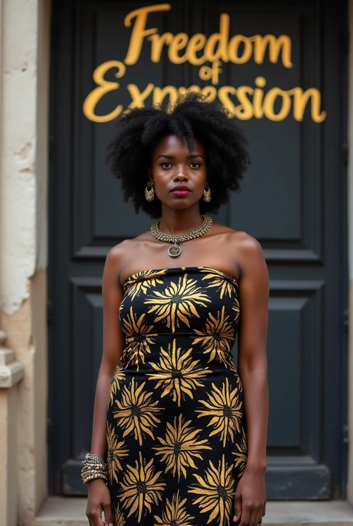 Generate an image photoshoot
inspired by Emily in Paris TV show but with a lead character that is a black beautiful woman