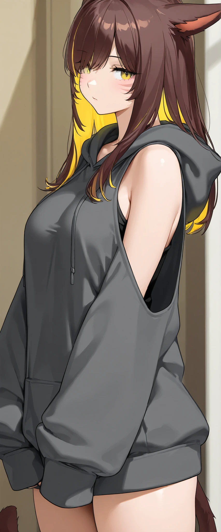 irohaisshiki, iroha isshiki, long hair, brown hair, (brown eyes:1.5), 
BREAK ((black panties:1.5),(turtleneck cropped sweater:1.1), (cleavage), navel,(chest tattoo):1.2),
break indoors, coffee shop,
break looking at viewer,
break (masterpiece:1.2), highest quality, High resolution, unity 8k wallpaper, (shape:0.8), (fine and beautiful eyes:1.6), highly detailed face, perfect lighting, Very detailed CG, (perfect hands, perfect anatomy),