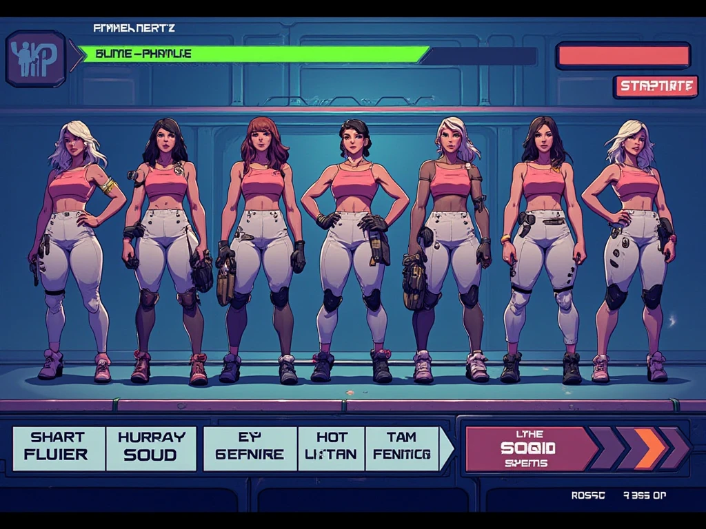 Star Wars comic book art style, A group of sexy female soldiers with perfect bodies surround the aliens,, Talk and laugh in the bar