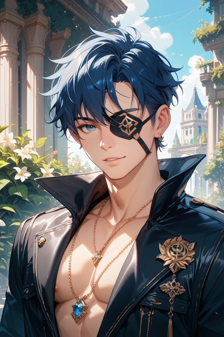 twinks　male people　eye glass　Remains of the rainforest　The scholar　steampunc　​masterpiece　Top image quality　Darken shading(light)　Clear　cinematic shadow　Increased attractiveness of the eyes　{Perfect face} 　Clear the shine of the eyes　Draw eyelashes neatly