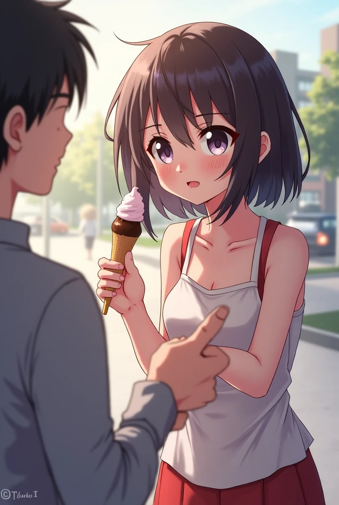 (( masterpiece, highest quality))), (girl),shirt
naked shirt
lift shirt 、NSFW、vagina、at close range:1.5、、、cute、black hair、、acme、My pussy feels good、((close)), ((flushed)),,,Sweat、perfect lighting、perfect composition、street