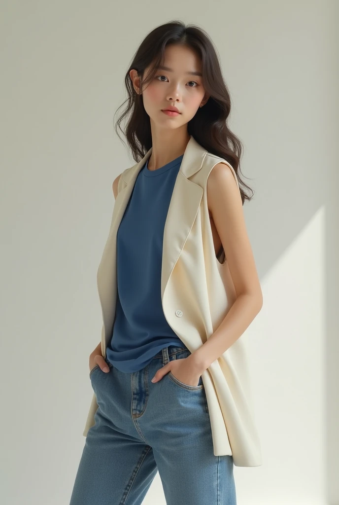 masterpiece, best quality, highres, 1girl single bare shoulder shirt, hand on hip
<lora:single_bare_shoulder_24re_d16:1>