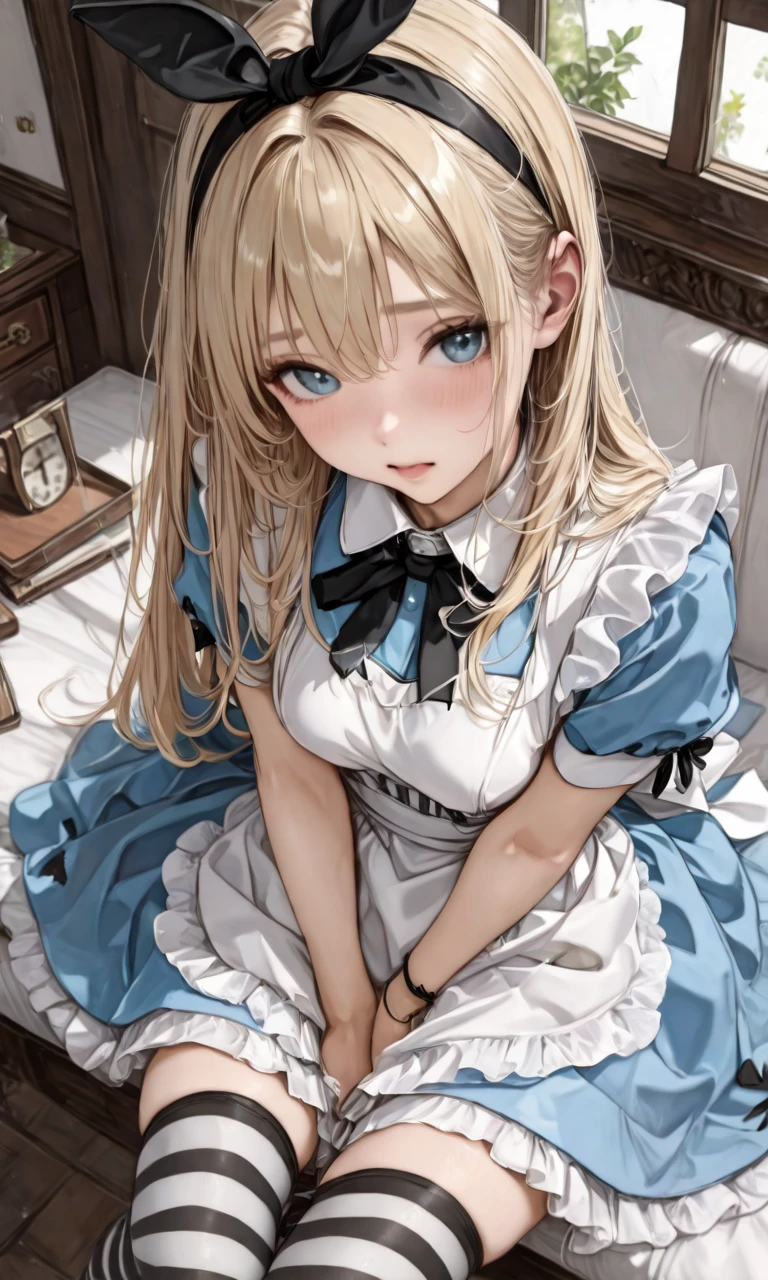 (best quality)), ((masterpiece)), (detailed), perfect face, alice in wonderland