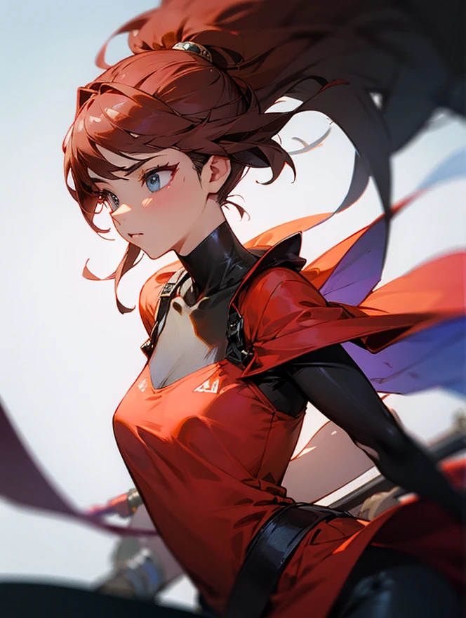 masterpiece, best quality, 1girl , beautiful girl, solo, sexy body, (cute:1.3), (([Fiery red hair], [spiky pixie], [teddy], pubic hair)), realistic, (cute), (detailed face), detailed eyes, detailed iris, cameltoe,,