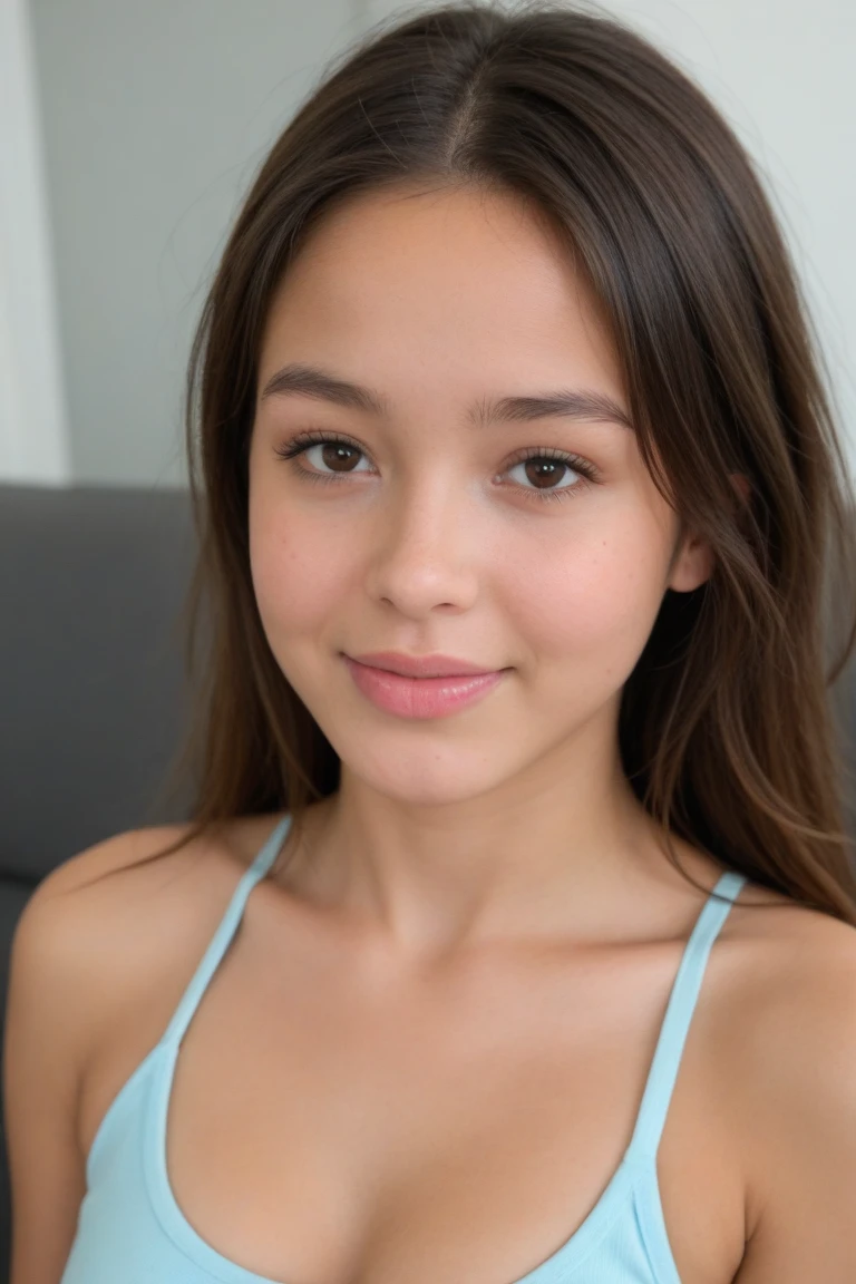femme latine de 20 ans brune belle avec de gros sein habillé avec différente tenue dans différent decors . elle parait complètement naturelle on ne voit pass forcement son visage