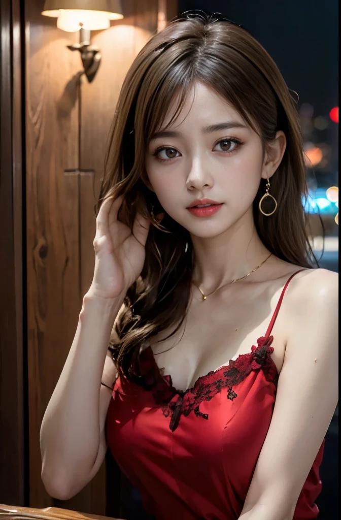good hand,4k, high-res, masterpiece, best quality, 1girl, (Korean K-pop idol), red clothes, finely detailed skin, sharp focus, (cinematic lighting), collarbone, morning, soft lighting, dynamic angle, [:(detailed face:1.2):0.2], armpit crease, thigh gap, slender, medium breasts, cleavage, full body,
(Canan EOS R6, 135mm, 1/1250s, f/2.8, ISO 400:0.9)