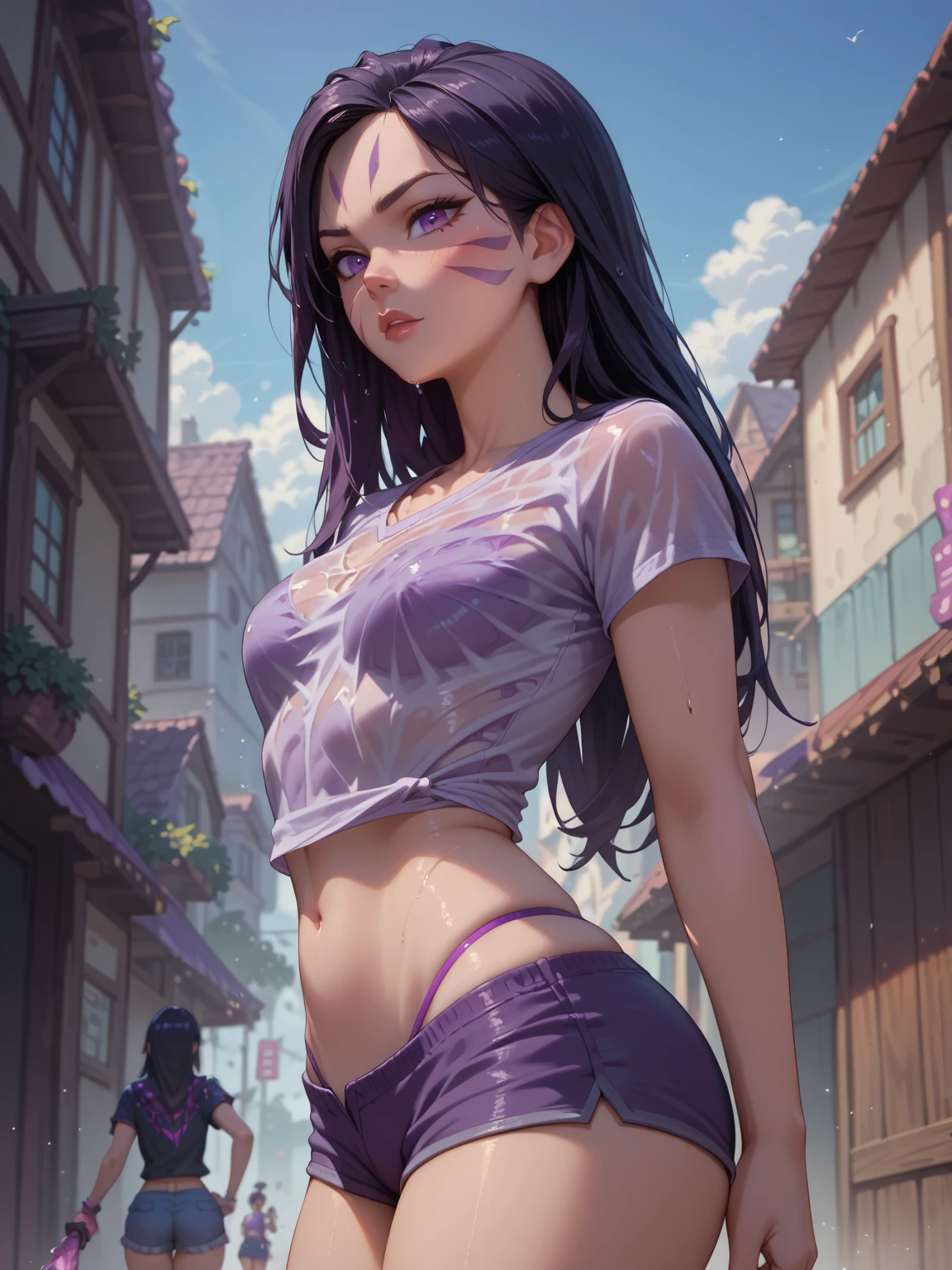 8k, ray tracing, vibrant colors, (1girl), (solo:1.4), (Kay Faraday:1.4), (11 years old:1.5), ponytail, hair ornament, black hair, green eyes, shirt, gloves, pleated skirt, belt, scarf, masterpiece, sharp focus, Best Quality, depth of field, cinematic lighting, very detailed clothes, (used condoms, condom belt, used condom belt, condom hair ornament:1.9), ((seductive smile)), thin red lips, closed mouth, Perfect eyes, perfect hair, Rich in details and textures, masterpiece, Best Quality, beautiful girl, Sun light, chiaroscuro, (perfect hands:0.7, Clean hands:0.7), ((((Professional photography)))), ((Dream)), Whole body
