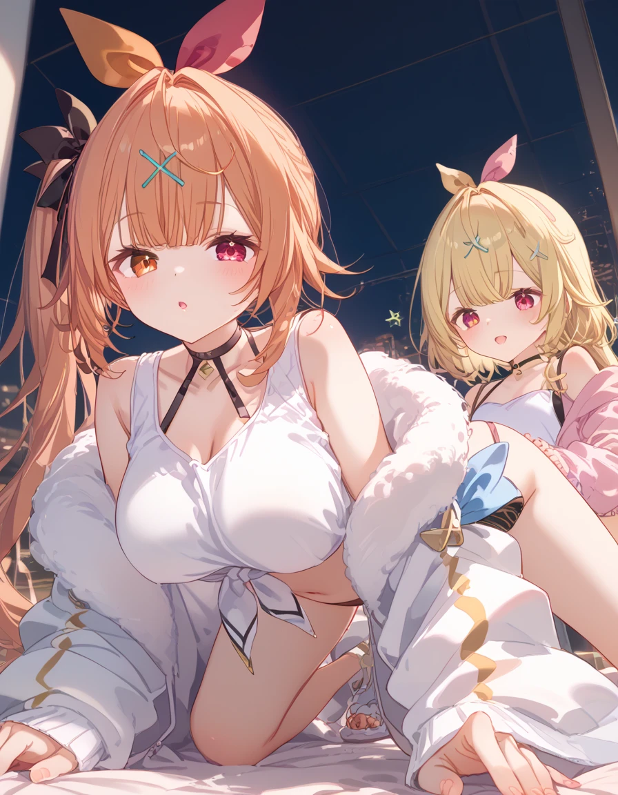 Anime Girls in lingerie posing in a dark room, seductive Anime Girls, ,, , Naughty, Naughty anime style, , beautiful alluAlsog anime teen, ( ( Stop 4 # ) ), (Anime Girls), Run, On pixiv, Also, beautiful alluAlsog anime woman, Sexy pose