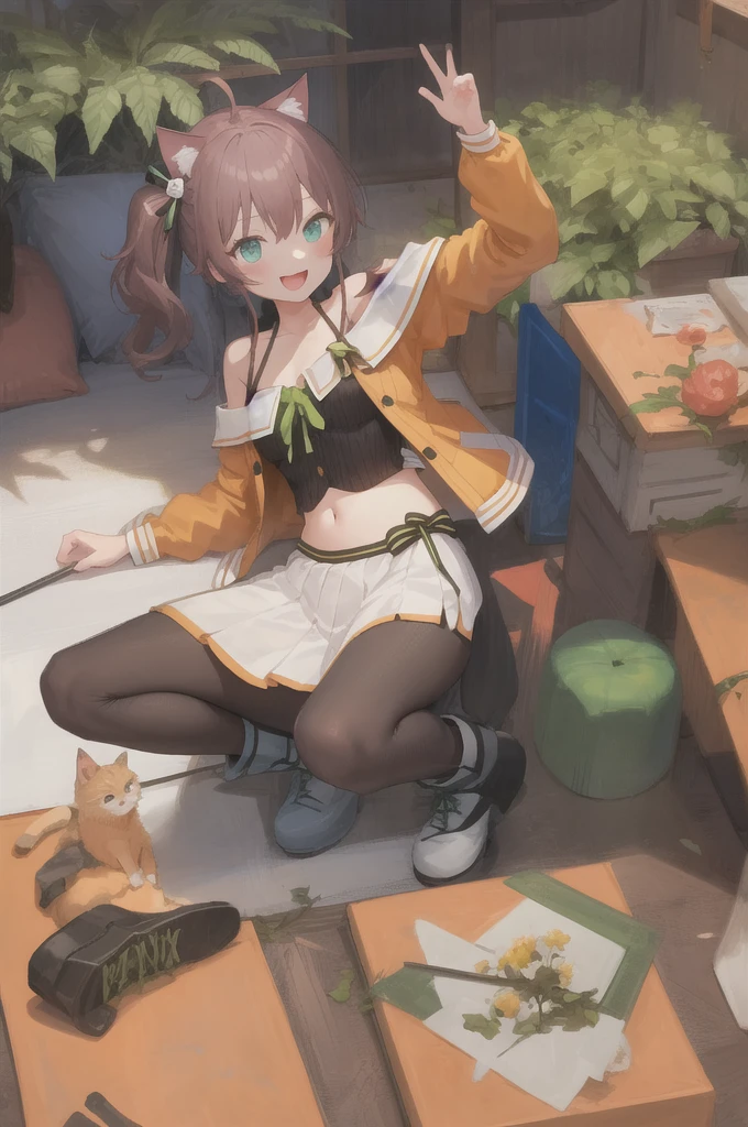 picture, 1 girl, solo, short sleeves, green eyes, looking at the viewer, ((crying face))), abandoned house, floor, heart 1girl,steam, string, (megumin), witch's hat, magic wand,tense underwear, white underwear, excited face, sweat-soaked skin, face asking for help, (crotch open facing forward)), (showing off crotch), full body portrait, (tear) --auto --s2