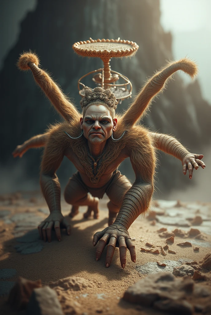 Jordan Peterson   prancing with joy   dressed in a giant costume  (intricate:1.1), (realistic:1) digital painting , (vivid:1.2) ,(high octane render:1.1), volumetric lighting ,epic, high quality