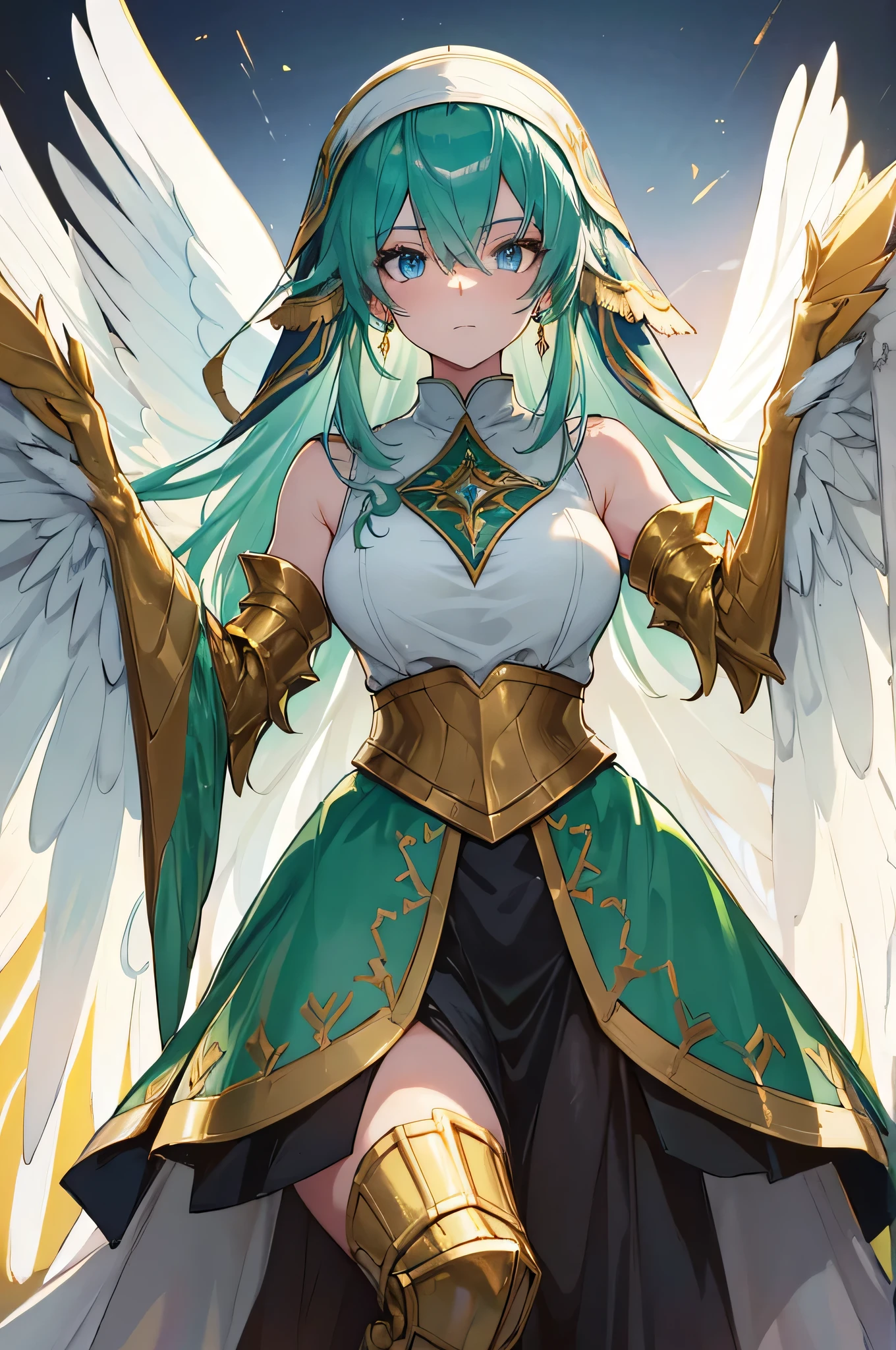 NSFW, (Perfect Anatomy)、Mastepiece、Ultra High Quality、 8K、masterpiece、Highest quality、Ultra-high resolution、Maximum resolution、Very detailed、Professional Lighting、anime、woman、thin、so beautiful、2girl, White sheer leotard、((Pink and white armor))、Shiny Armor、White decoration、Gorgeous tiara、Golden earrings、Blue Hair、Purple Eyes、Medium breast、Pink Lips、Elf Ears、White cloak、Costumes that dig into the crotch、Front open skirt, break, Screaming face、Open your mouth、White and purple enamel high leg leotard、Purple pattern、((Cyber Armor))、Shiny Armor、White decoration、Cyber Headgear、Shoulders show skin、Blue Earrings、Green Hair、long hair、Purple Eyes、Medium breast、Pink Lips、White cloak、Angel Wings、Blue sky with clouds、Full body view