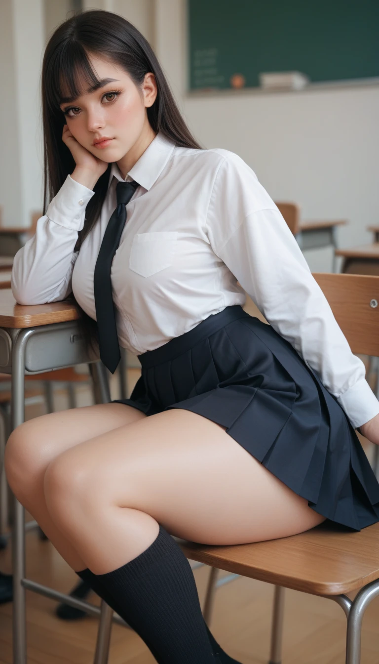 highest quality、Japanese、have sex、short、baby face、primary school student、naked、skirt、dark pubic hair、Covered in semen、Insert the penis、small breasts、sweaty、orgasm、heavy breathing、classroom