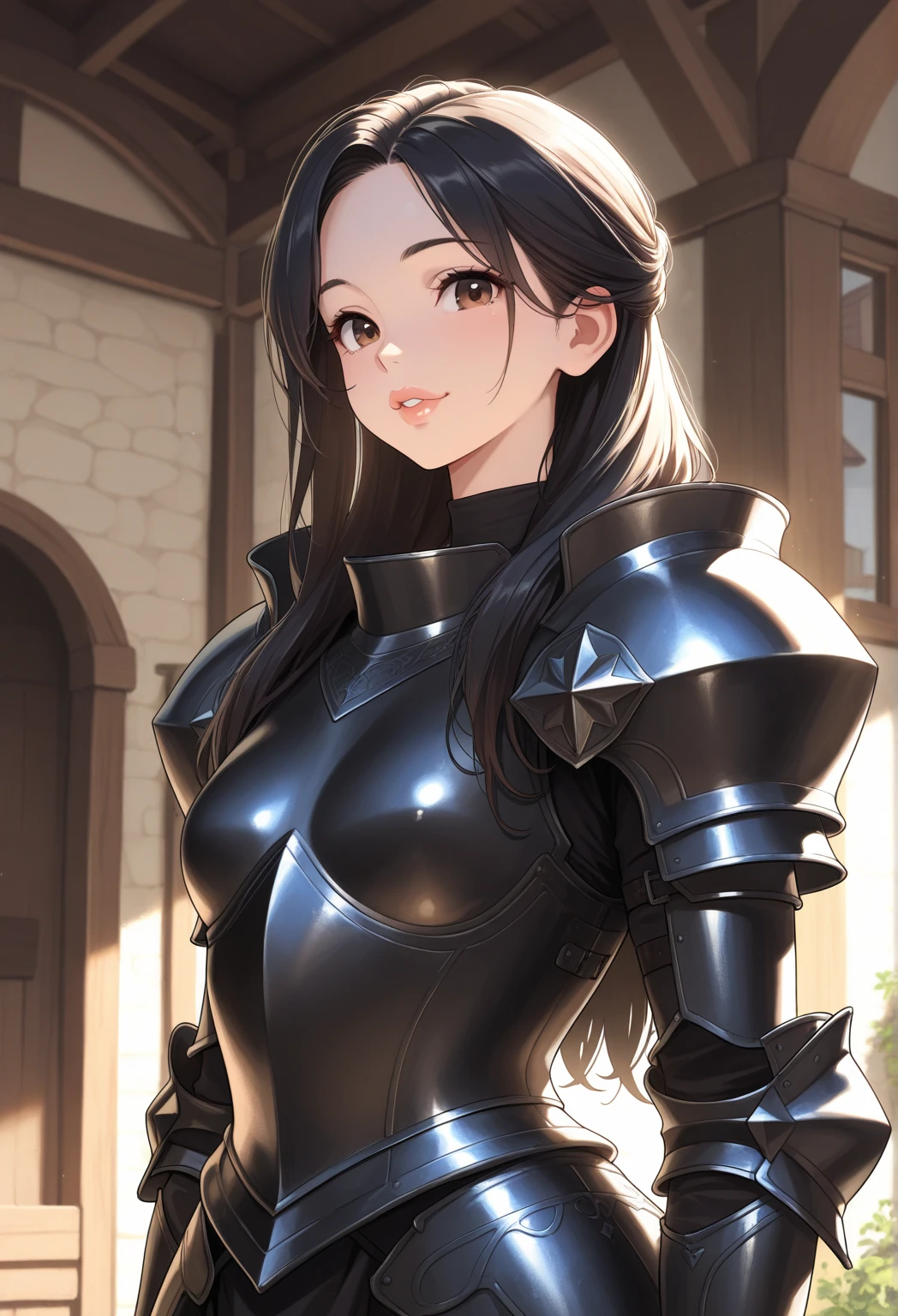 (masterpiece), (best quality), looking at viewer, 
(wavy hair:0.8), long hair, (character on front:1.1),
{girl|lady}, night, outdoors, shiny skin, fantasy,
{knight|warrior|rogue},