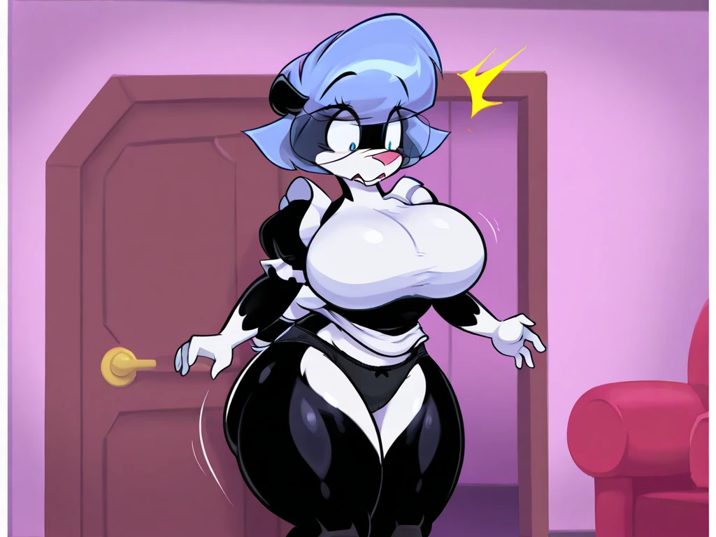 (best quality, masterpiece1.2), 1girl, solo, anthro, cally3d, 3d, 3d render, (gardevoir), blue hair, long black sweater, woman, sexy, detailed, extreme detail, perfect lighting, 4k, cleavage, vivid colors, ethereal aura, sleepy, bedroom, hugging plushie, holding large stuffed bear, soft smile,