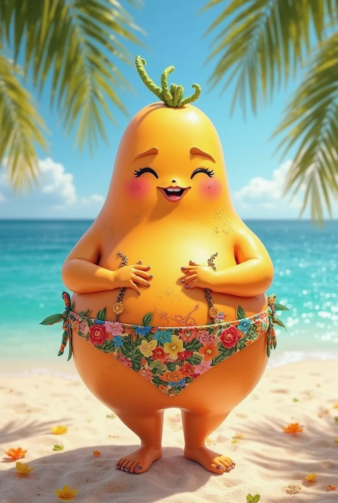Potato of ((bikini)) catching ((sun))