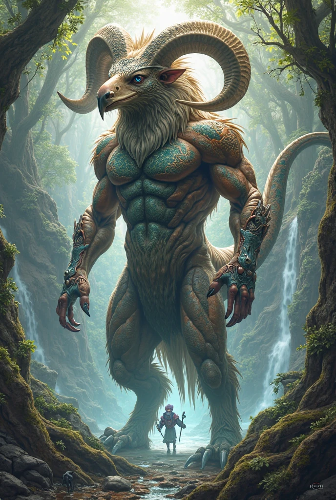 ultra-detailed, masterpiece, masterwork, high quality, best quality, hdr, (nature), nsfw, male, solo, dragon, (()), (little white body minotaur), (long silver hair, yellow eyes), standing, dynamic angle, (micropenis, forerfect balls), publir
