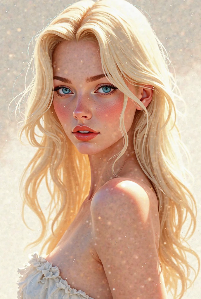 (masterpiece, best quality, dusk:1.3), Wide shot, naked elf girl, fair skin, asian, skinny, huge breasts, :o, fringe, honey blonde, curl mascara, pointy ears, rural background, boreal steppe, Imperceptible detail, trending on Behance, nsfw, boobs press, hotspring girls, onsen, vibrant colors