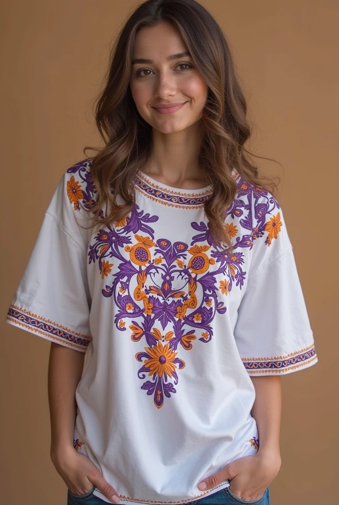 I have a white kashmiri shawl with very thin maroon embroidery. I wish to upcycle the shawl into something i can wear. Can you generate images of squareneck crop top designs for this shawl ? 