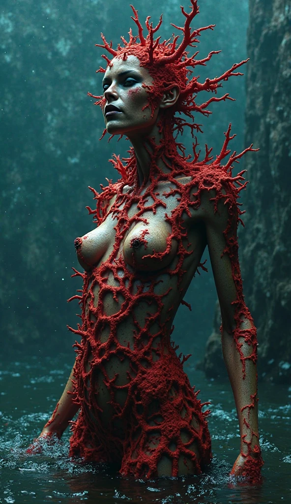 masterpiece inspired by Hellraiser, H. P. Lovecraft and Evil Dead 2013, realistic full body ((hard body pierced)) photography of two young evil zombie skinny female, without clothes slim skinny young two evil zombie female with hard body pierced ((two nude young slim skinny young evil zombie female, full body pierced)), decomposing, out dark-black liquid from decomposing body, 12k definition, full body of two beautiful cute young skinny nude creepy scary evil zombie female psycho monster bat young girl with sparkly translucent pale ghostly dark evil zombie skin cuddling close without clothes decaying black-blue liquid body with piercing, very intricate scary facepaint bodypaint full pierced with dark liquid out, detailed bright ghostly dark liquid out from eyes, freaky shiny evil zombie skinny emo, light blue and light green dark hair, and evil scary wicked grin-blue, dark shadowy scene in very spooky haunted house, ultra-detailed, ((dark art)), horror swamp, full body view, head to toe, UHD
