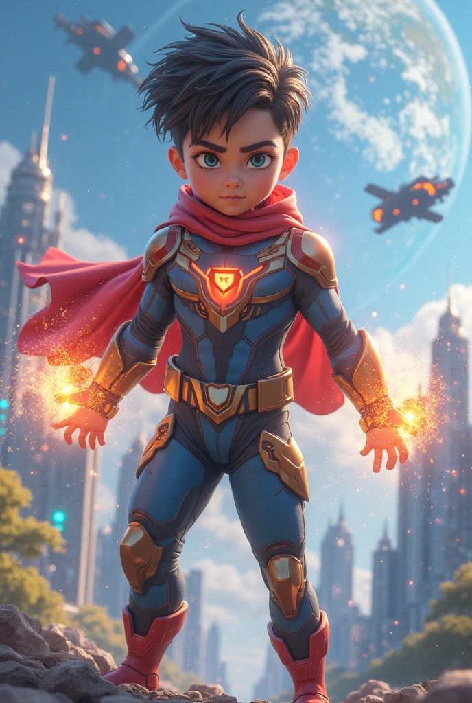 The Hammer of Justice Boy with Orange