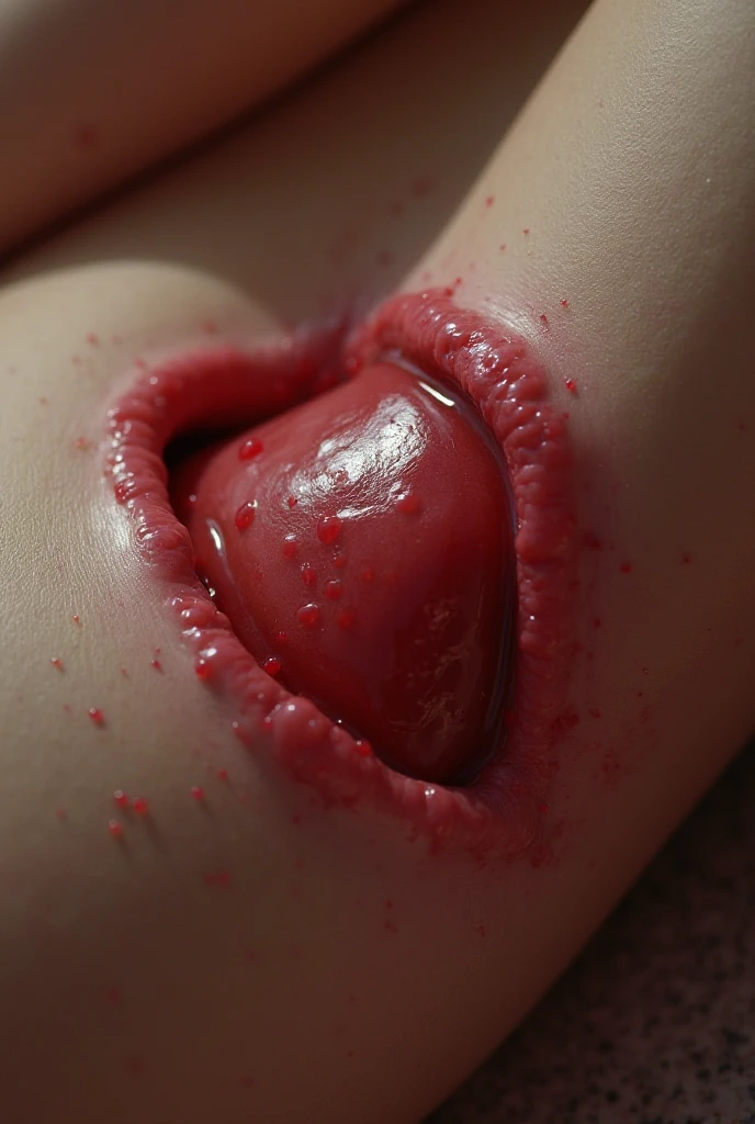 中出しPussy Close-up high resolution Pussy pussy vagina prolapse uterus uterine prolapse Ahegao Massive Creampie sperm Uterinepussyprolapse
