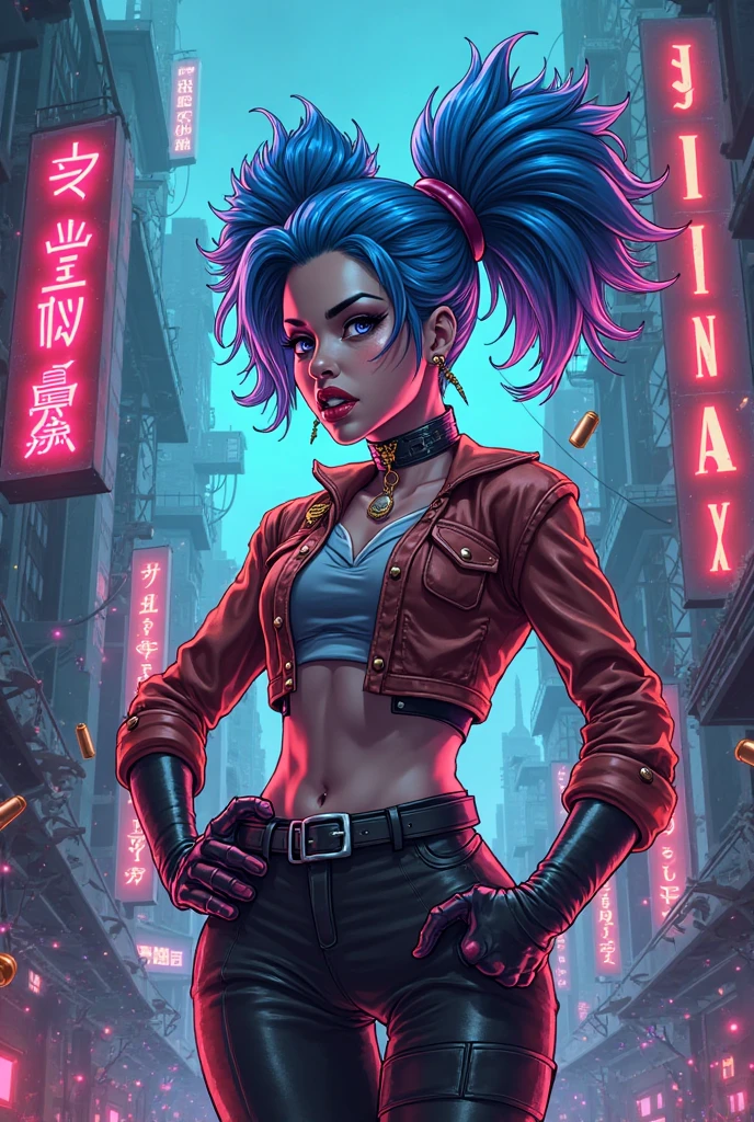 female full zombie. blue skin, pale skin, vivid, ripped clothes, tank top, no jacket, tears, night background city, blood, cargo pants, tripping over, puzzled face