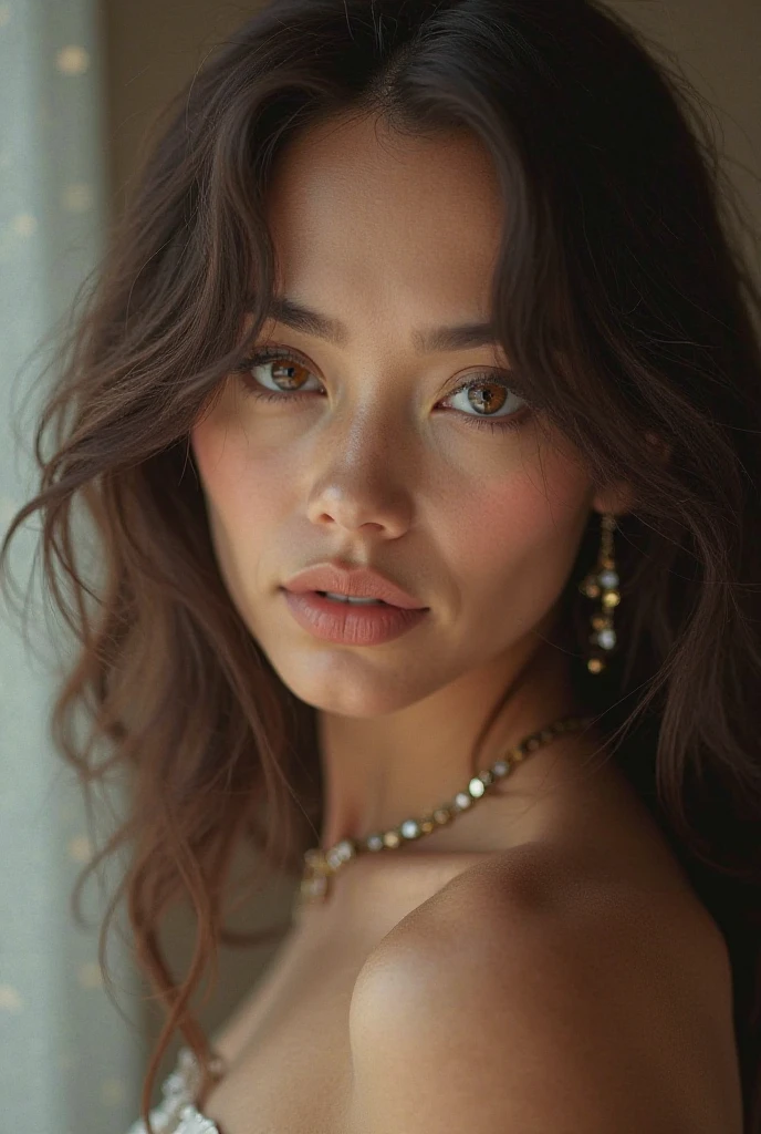 (best quality,4k,8k,highres,masterpiece:1.2),ultra-detailed,(realistic,photorealistic,photo-realistic:1.37),beautiful detailed eyes,beautiful detailed lips,extremely detailed eyes and face and hand,longeyelashes,ethereal beauty,graceful and elegant,flowing golden hair,extremely detailed hand,glowing flawless skin,colorful bar lights illuminating it,serene expression,gentle breeze,dark environment,natural beauty,harmonious color palette,soft pastel tones,romantic and enchanting,traditional painting style,impressionistic strokes,magical aura,divine light,feminine power,subtle details,proud and confident stance,vivid colors,serenity and tranquility,mesmerizing beauty,soothing and calming energy,fishnet stockings