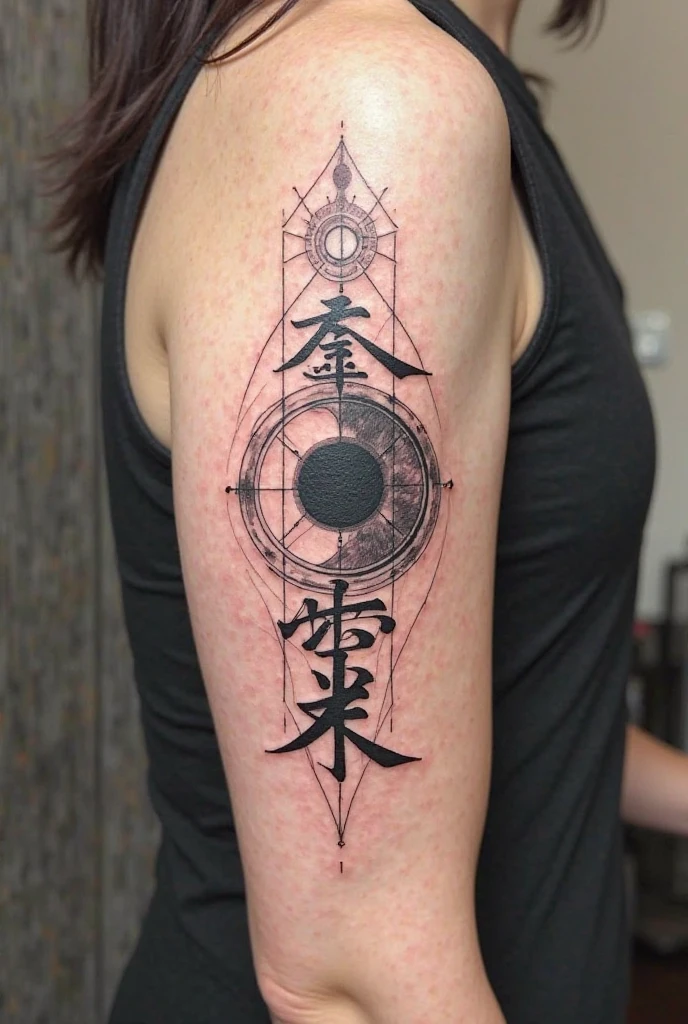 blackwork type art for tattoo design