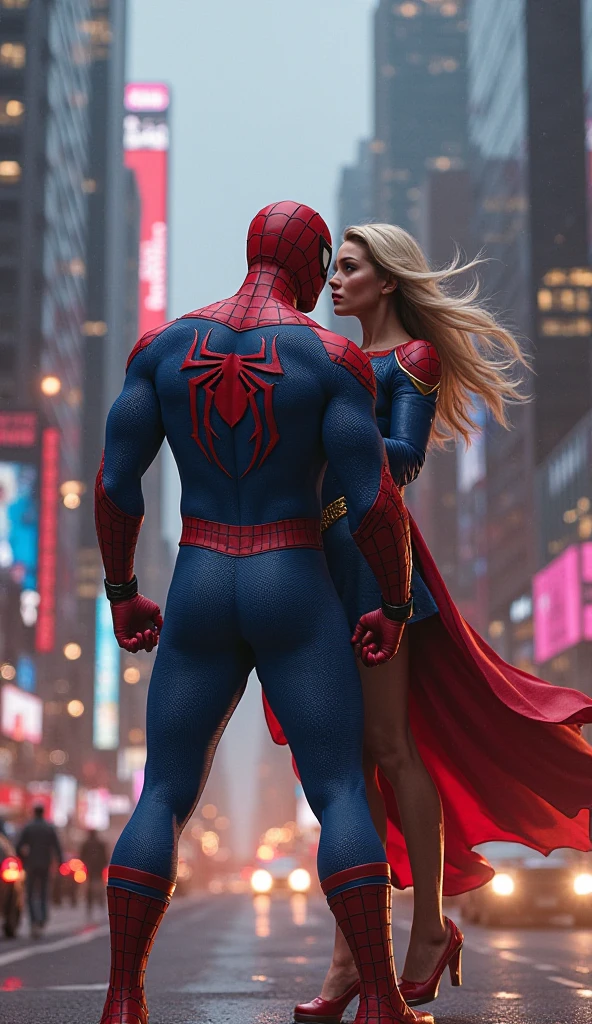 Spider-Man with Taylor Swift together