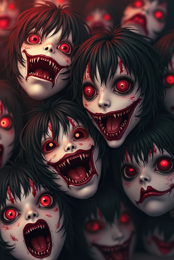 (8K, RAW photos, best quality, masterpiece: 1.4), (((Zombies))),Ultra-high resolution, Extremely detailed, light, Upper body close-up, 阴森的Zombies, Red Eyes, (Eyes of fear, Eyes are bright:1.2), horrifying,dark, High-quality shadows, Natural Lighting, (White highlights:1.2), night, cloudy day, (at home:1.2), (Weird:1.2)